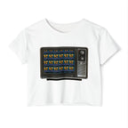 Slim TV Retro Graphic Crop Top