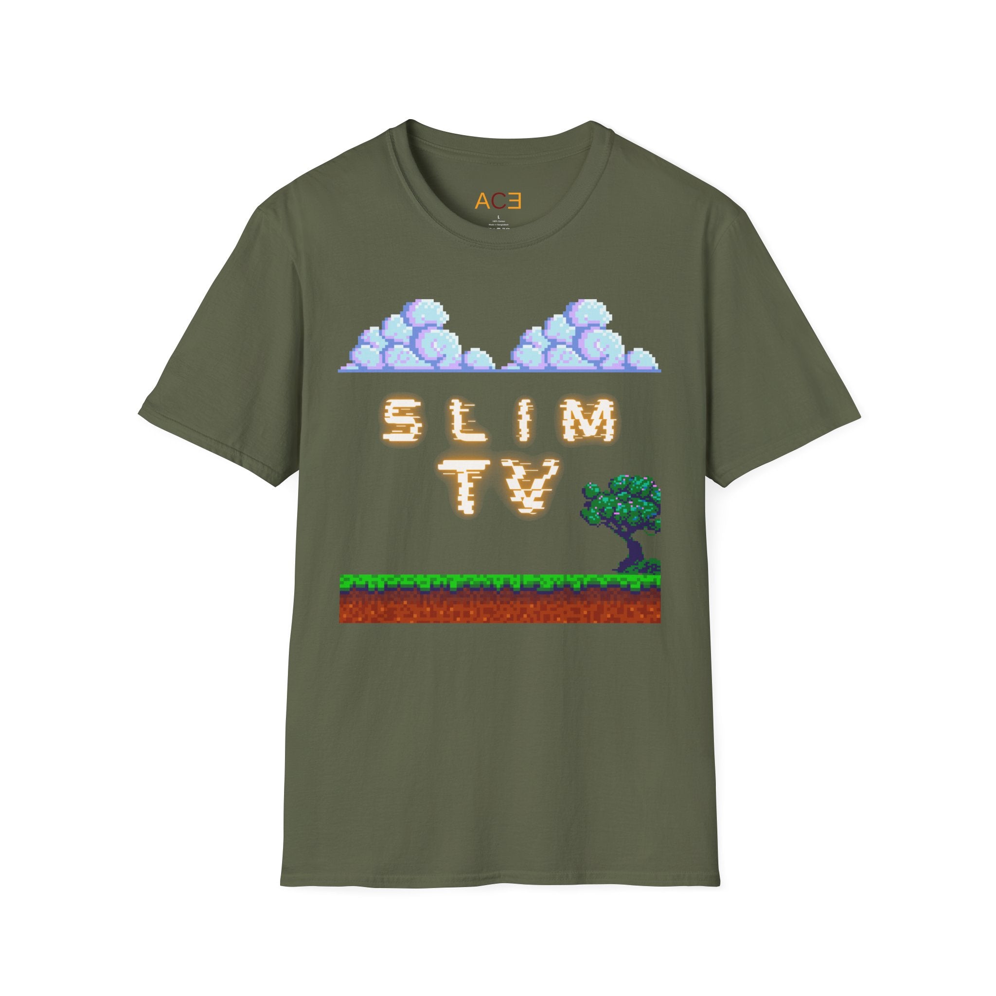 Slim TV Game On t-shirt