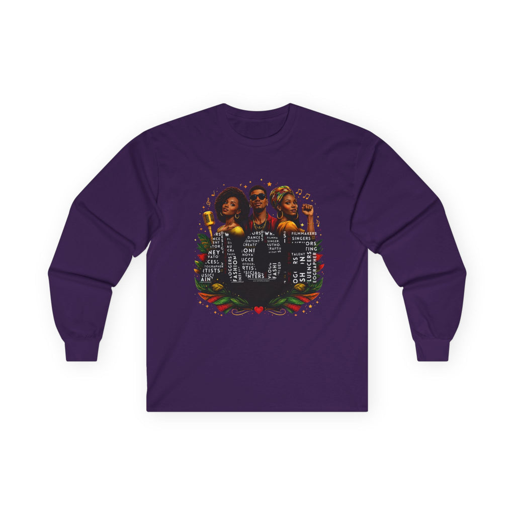 Black History Inspired Long Sleeve Shirt
