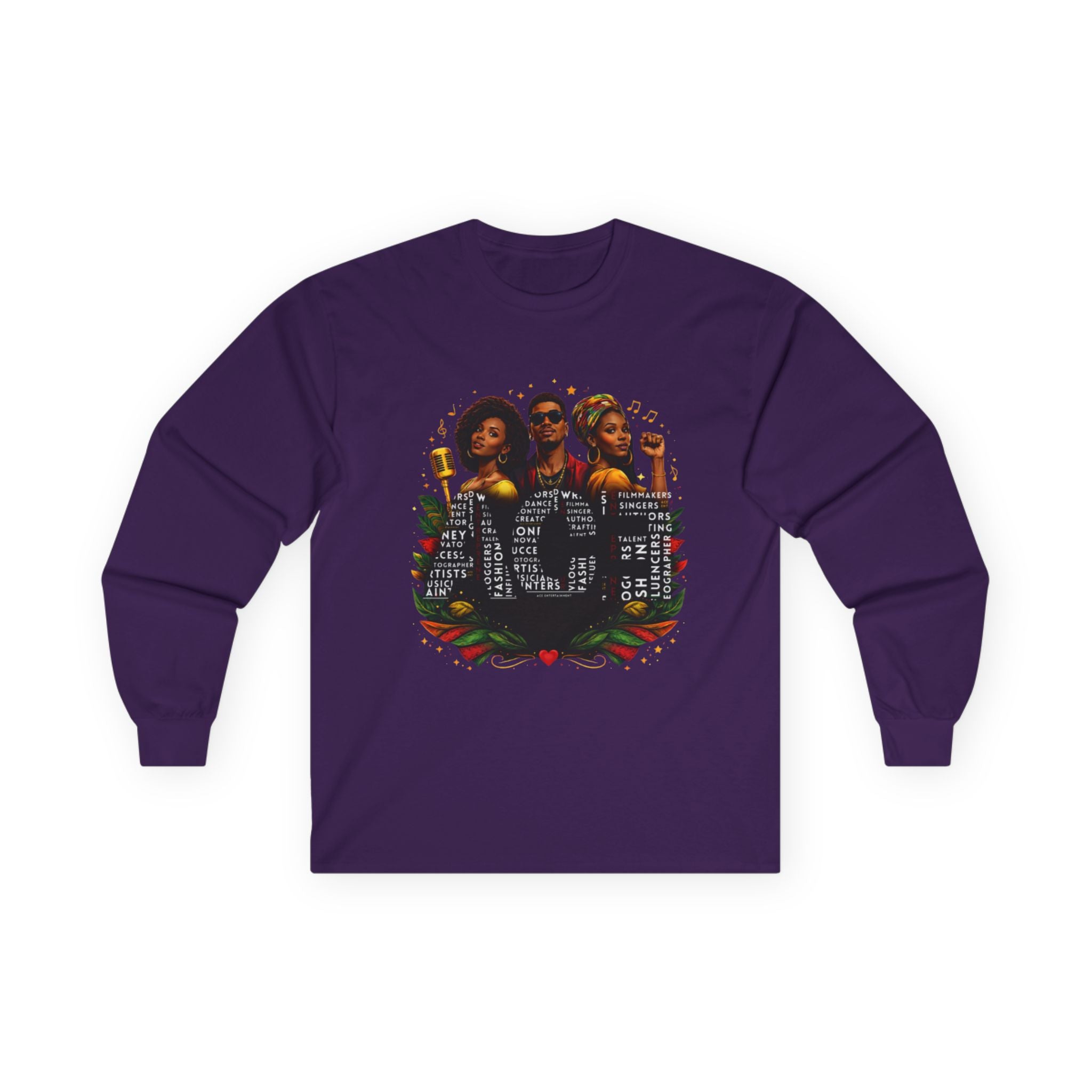 Black History Inspired Long Sleeve Shirt