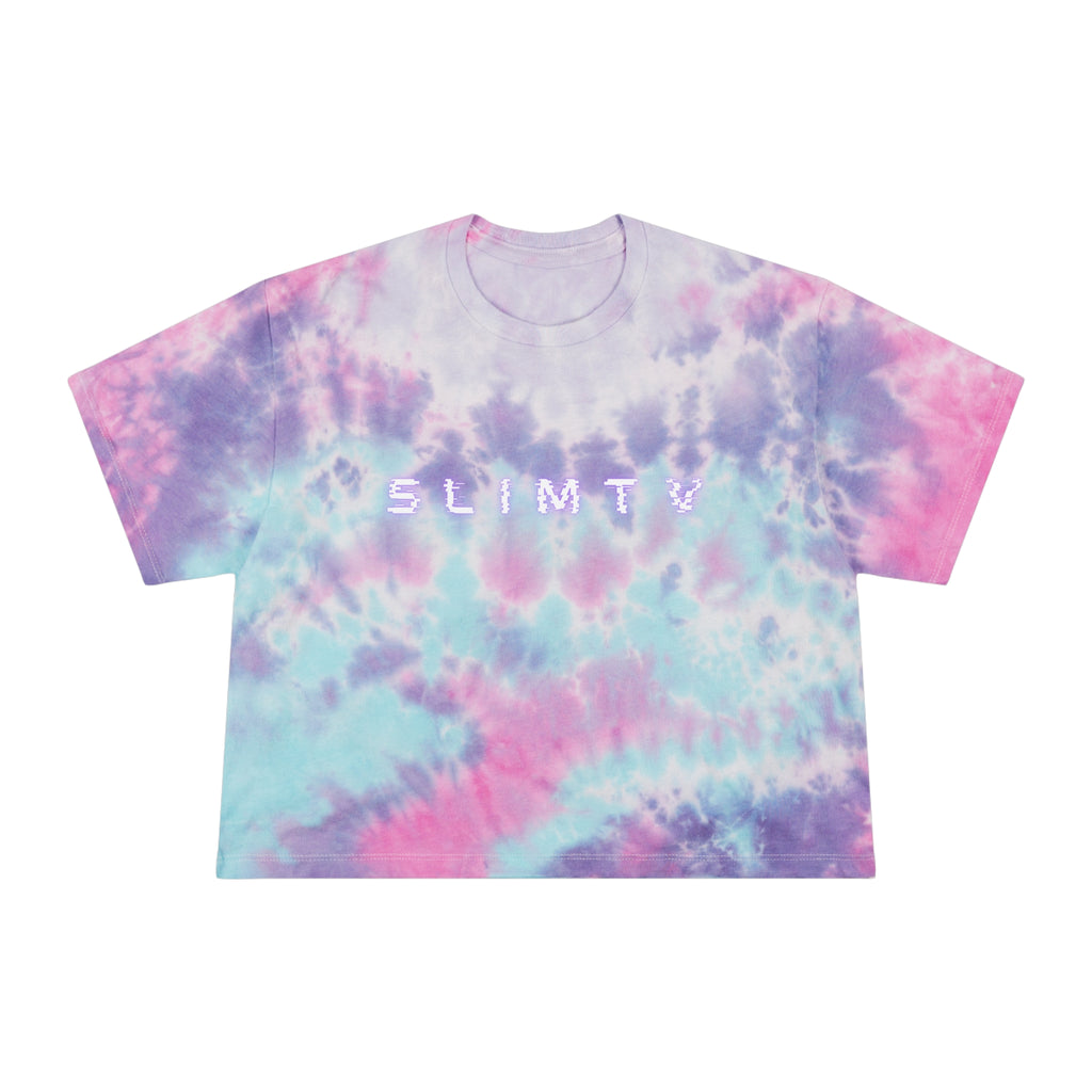 Women's Tie-Dye Crop Tee with Slim TV & What's Hot!?