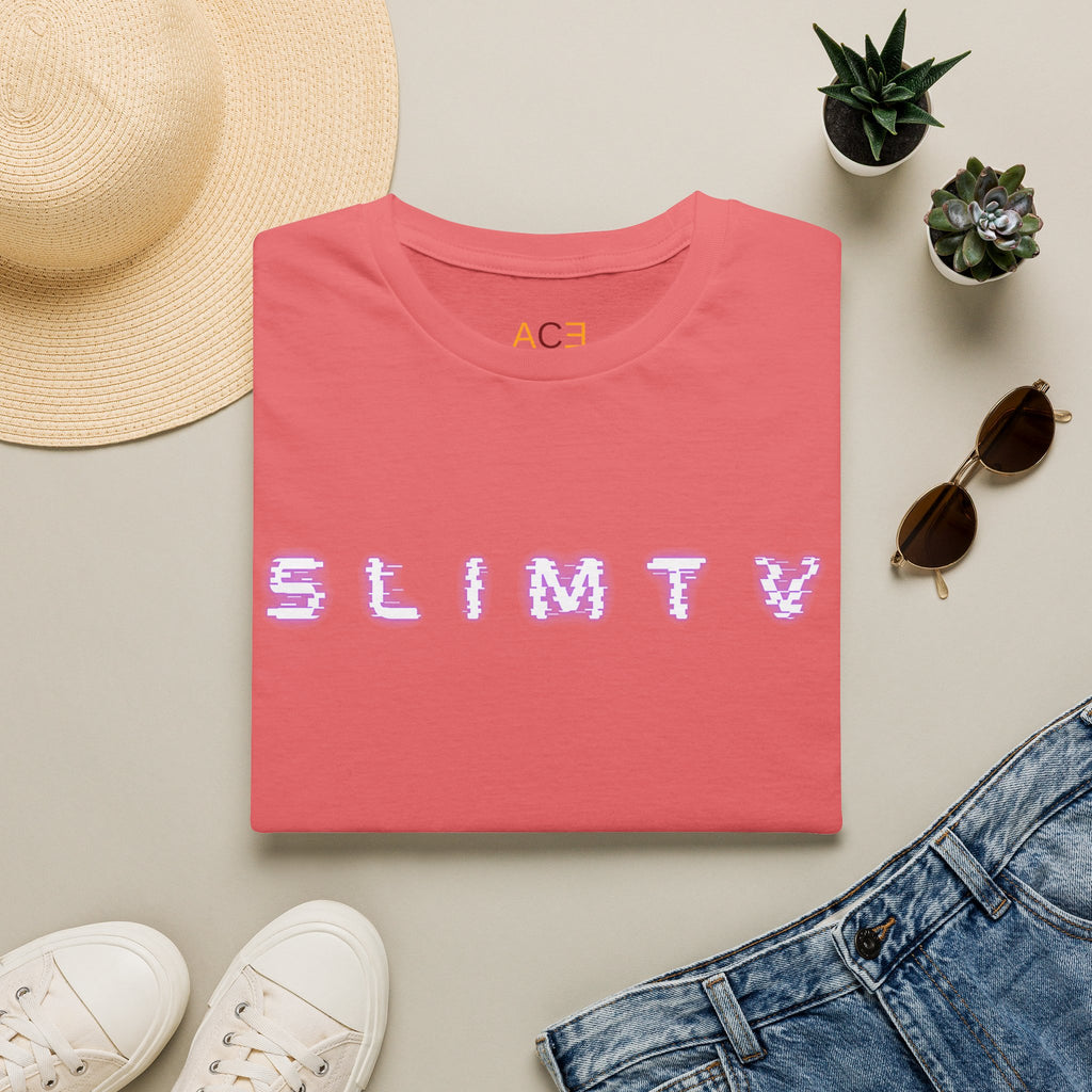 Slim TV Glitch Unisex T-Shirt