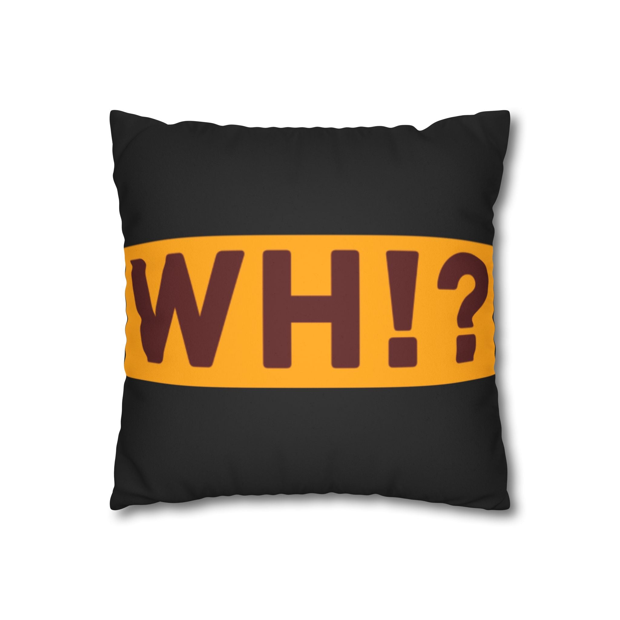 Faux Suede Square Pillowcase