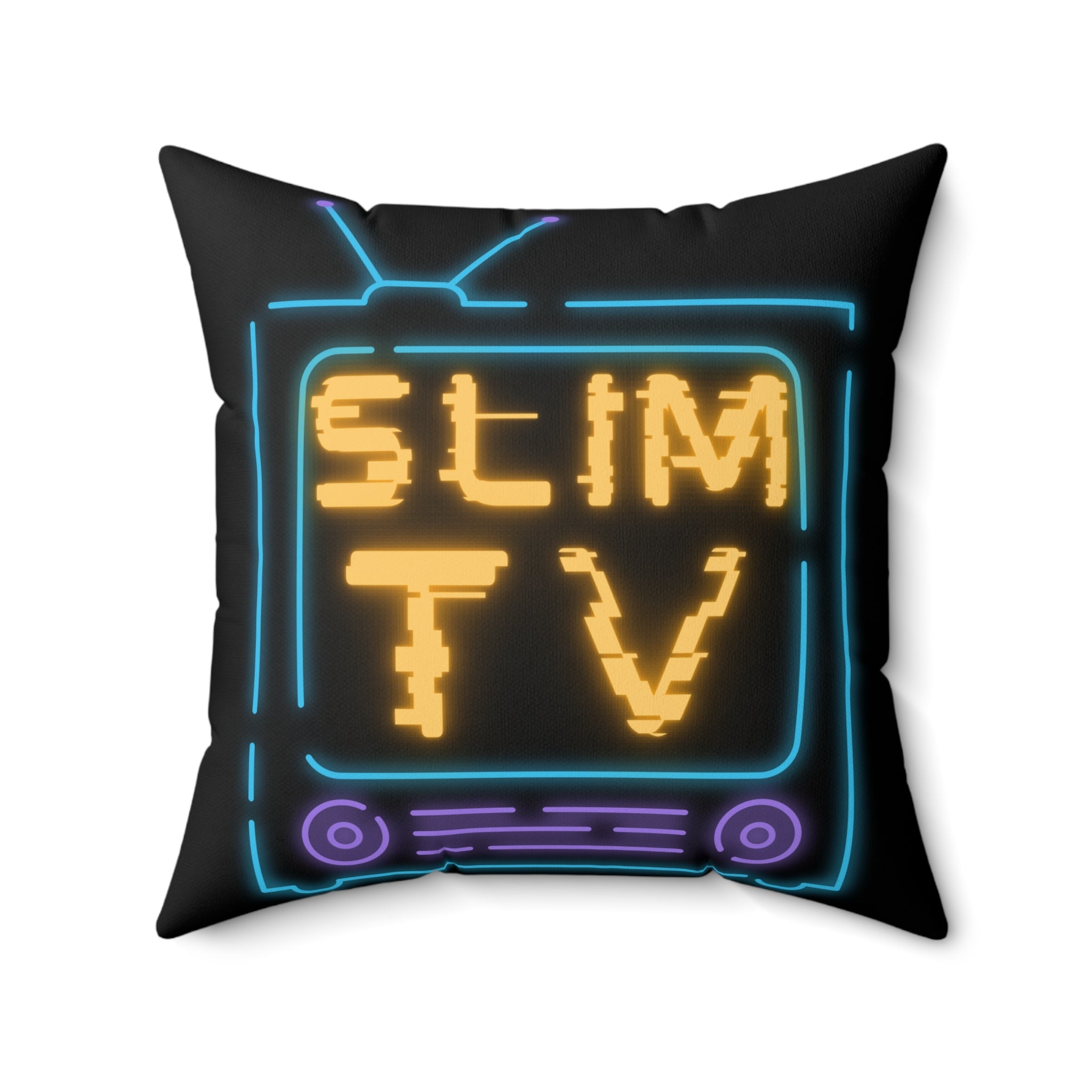 Retro Neon Accent Pillow - ACE & Slim TV