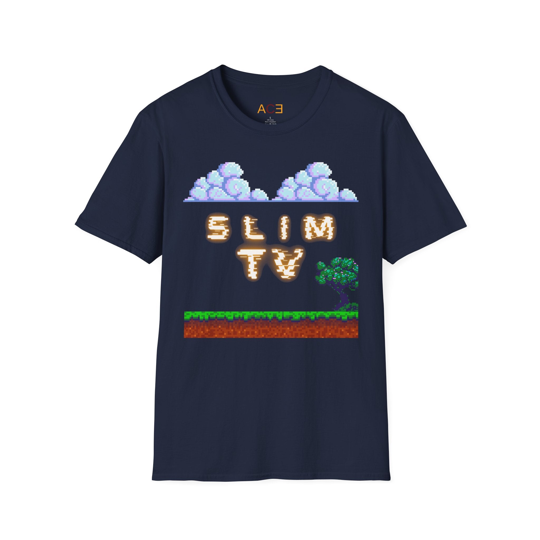 Slim TV Game On t-shirt
