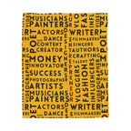 Plush Blanket - Talent of All Kinds Design