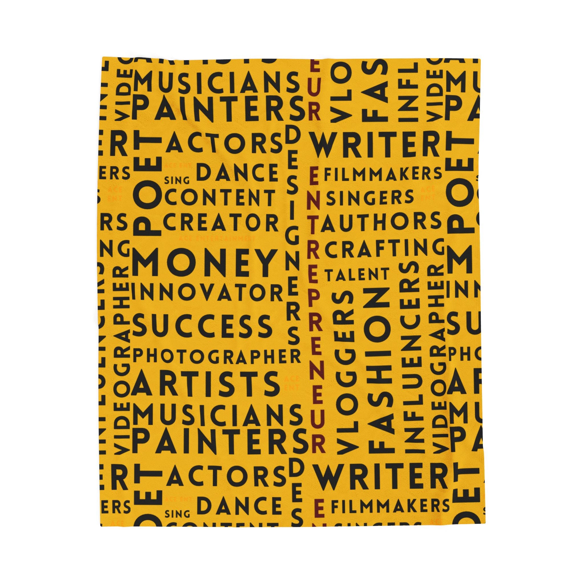 Plush Blanket - Talent of All Kinds Design