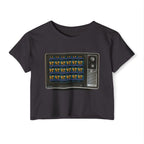 Slim TV Retro Graphic Crop Top