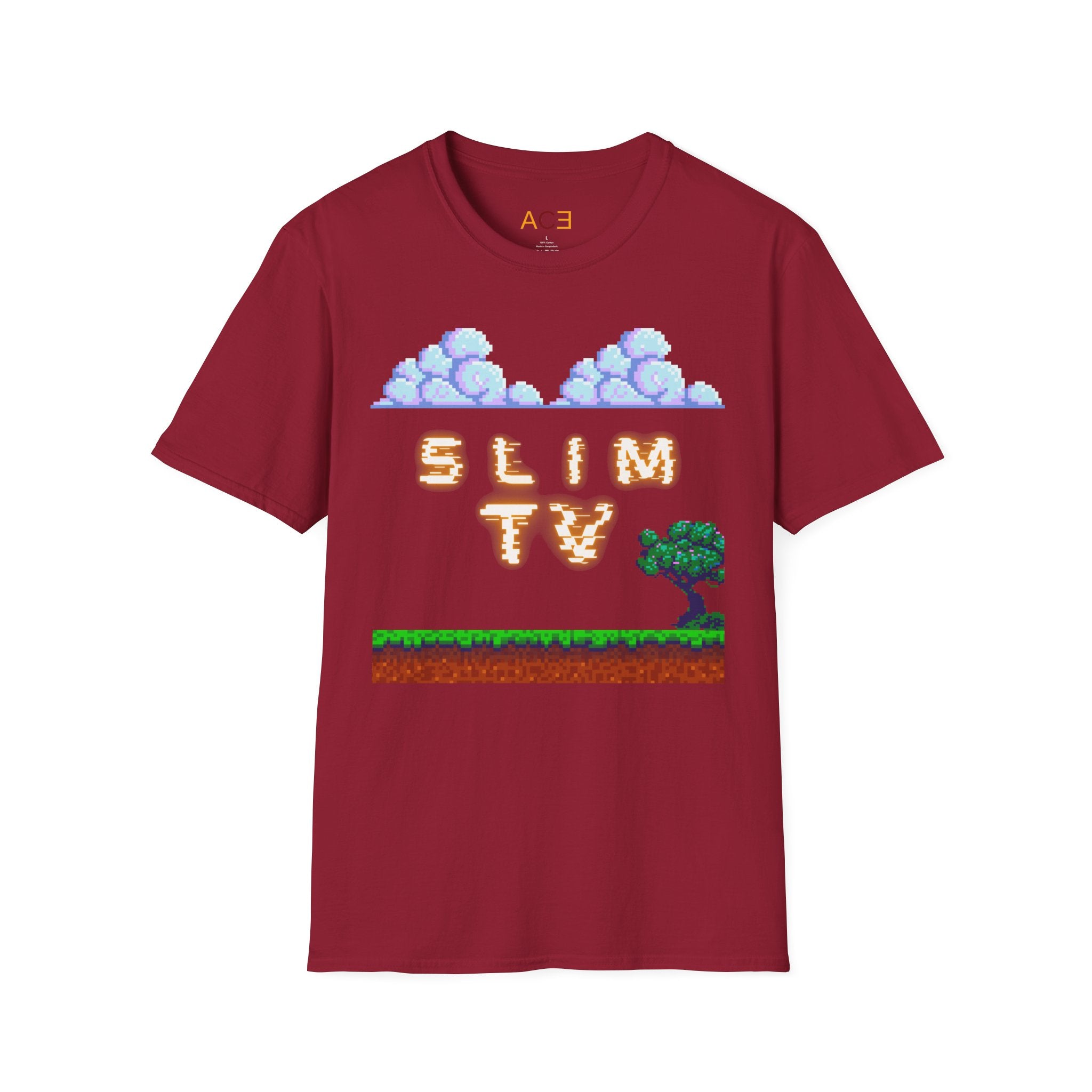 Slim TV Game On t-shirt