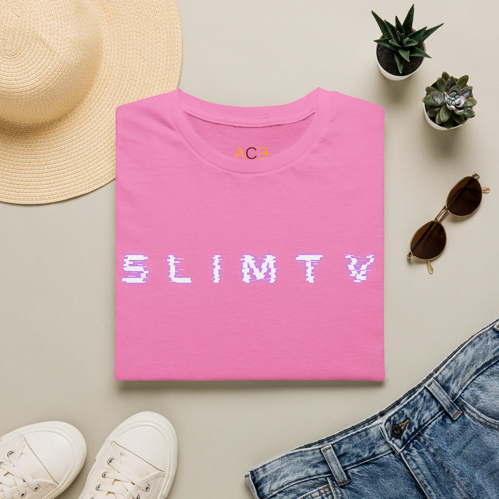 Slim TV Glitch Unisex T-Shirt