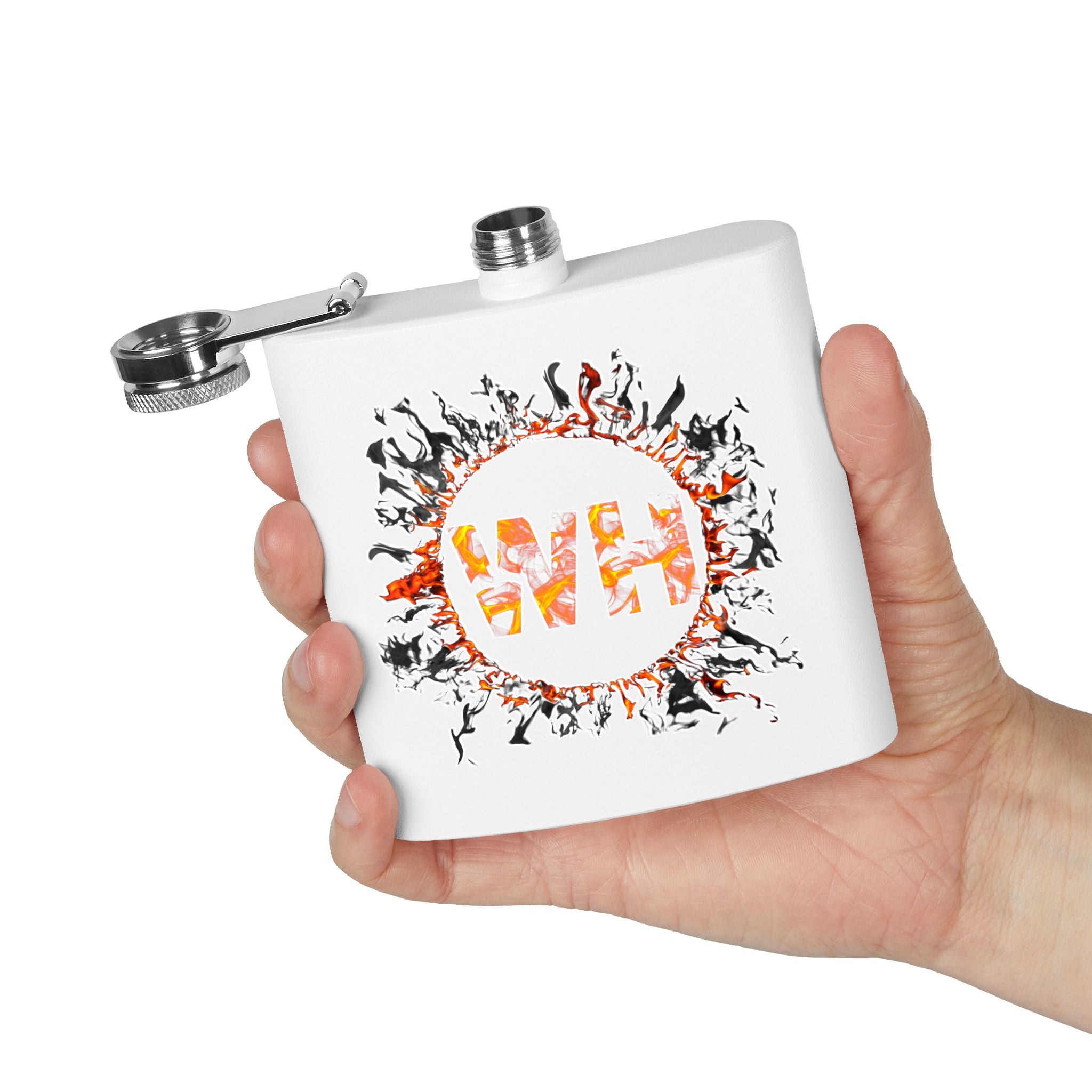 What's Hot!? and Slim TV 6oz Stainless Steel Flask