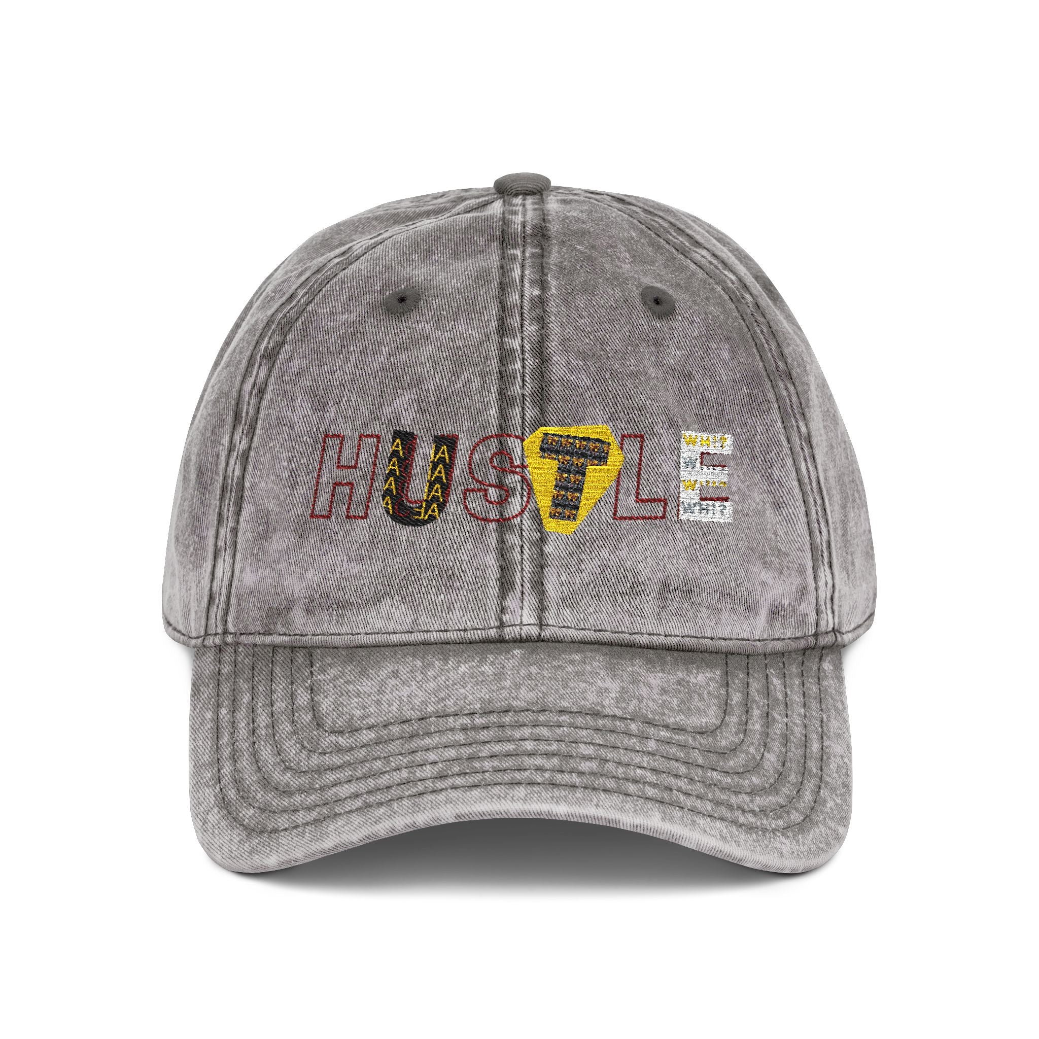 Vintage Embroidered Cap with 'HUSTLE' Design - Perfect for an Active Lifestyle, Gift for Entrepreneurs, Casual Wear, Outdoor [...]