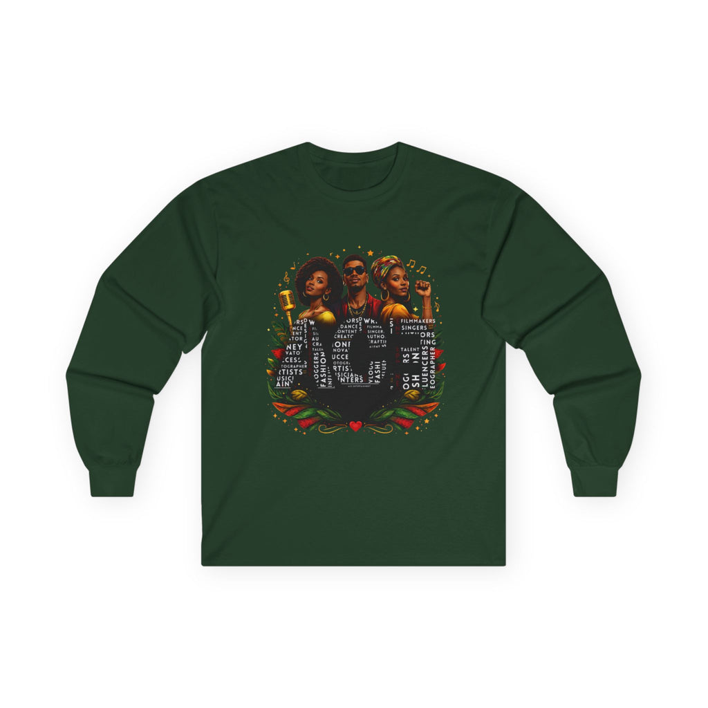 Black History Inspired Long Sleeve Shirt