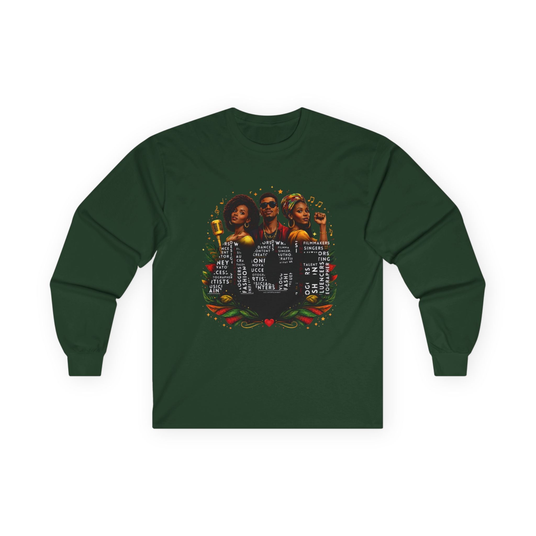 Black History Inspired Long Sleeve Shirt