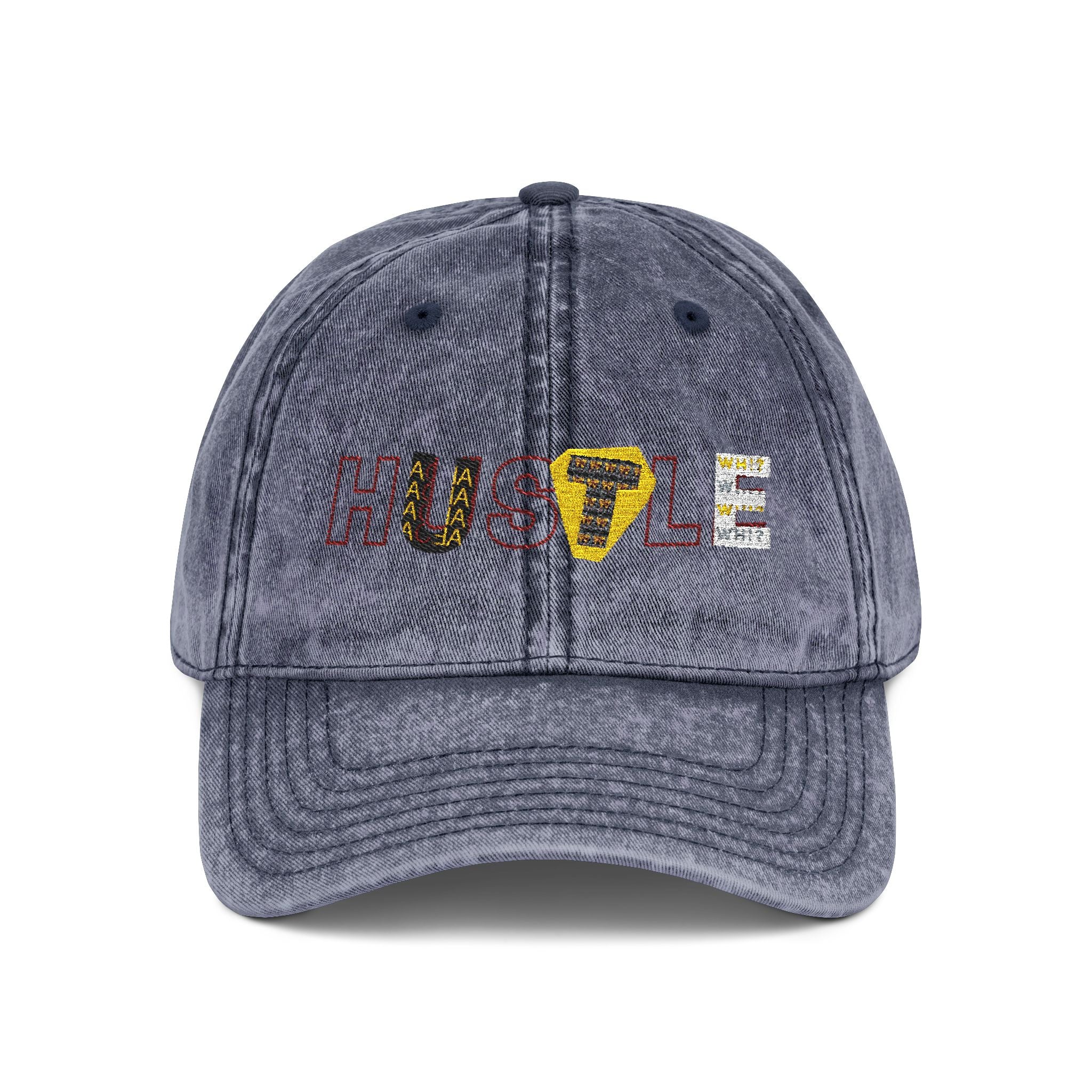 Vintage Embroidered Cap with 'HUSTLE' Design - Perfect for an Active Lifestyle, Gift for Entrepreneurs, Casual Wear, Outdoor [...]