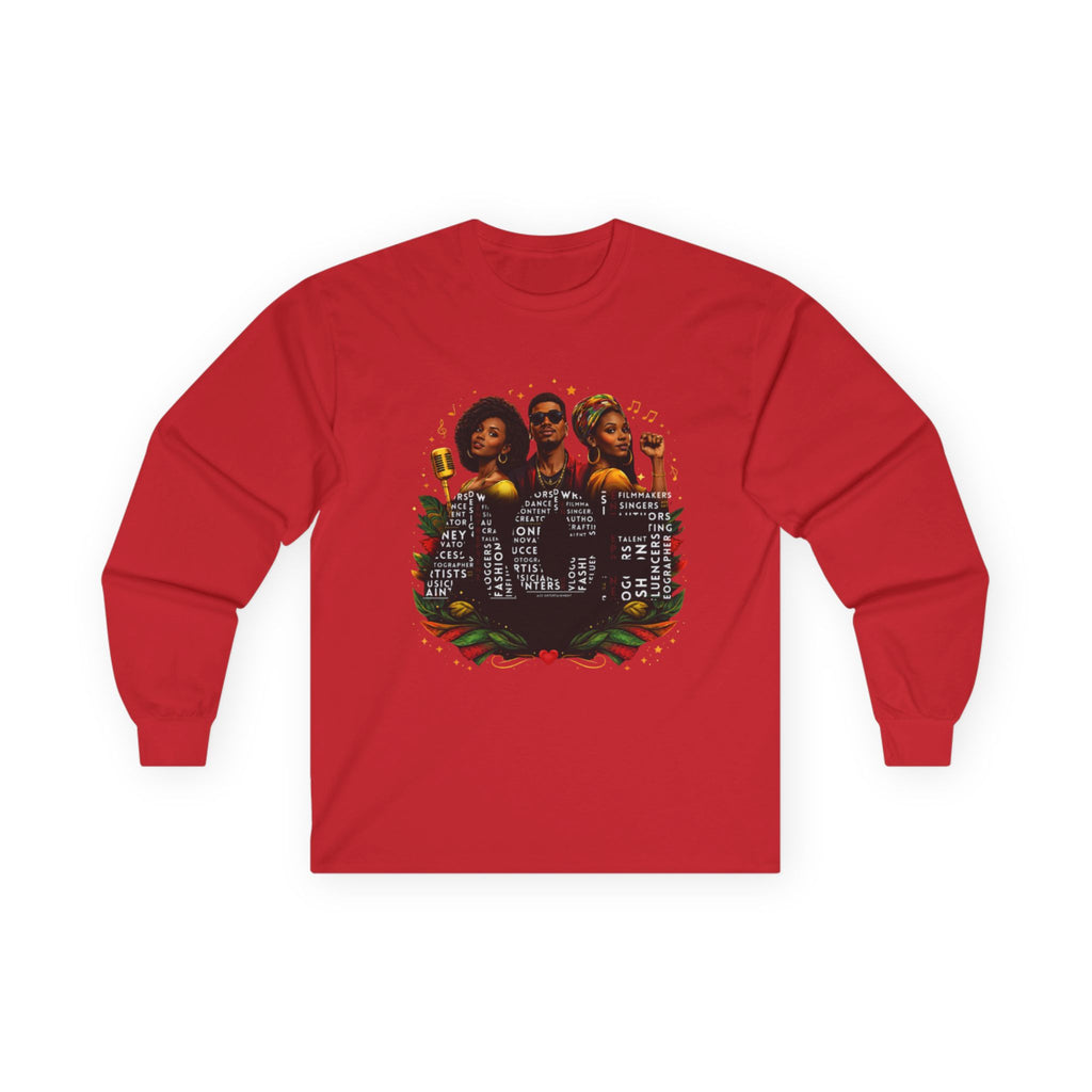 Black History Inspired Long Sleeve Shirt