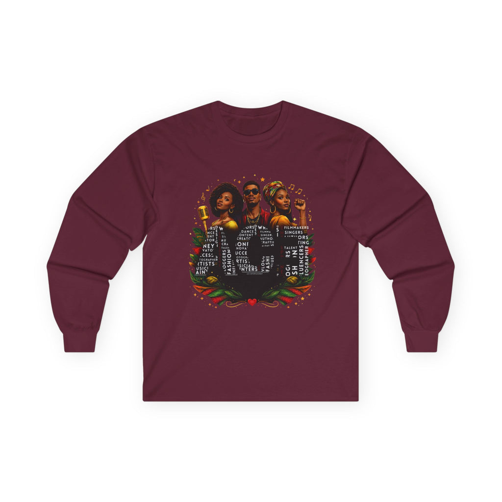 Black History Inspired Long Sleeve Shirt