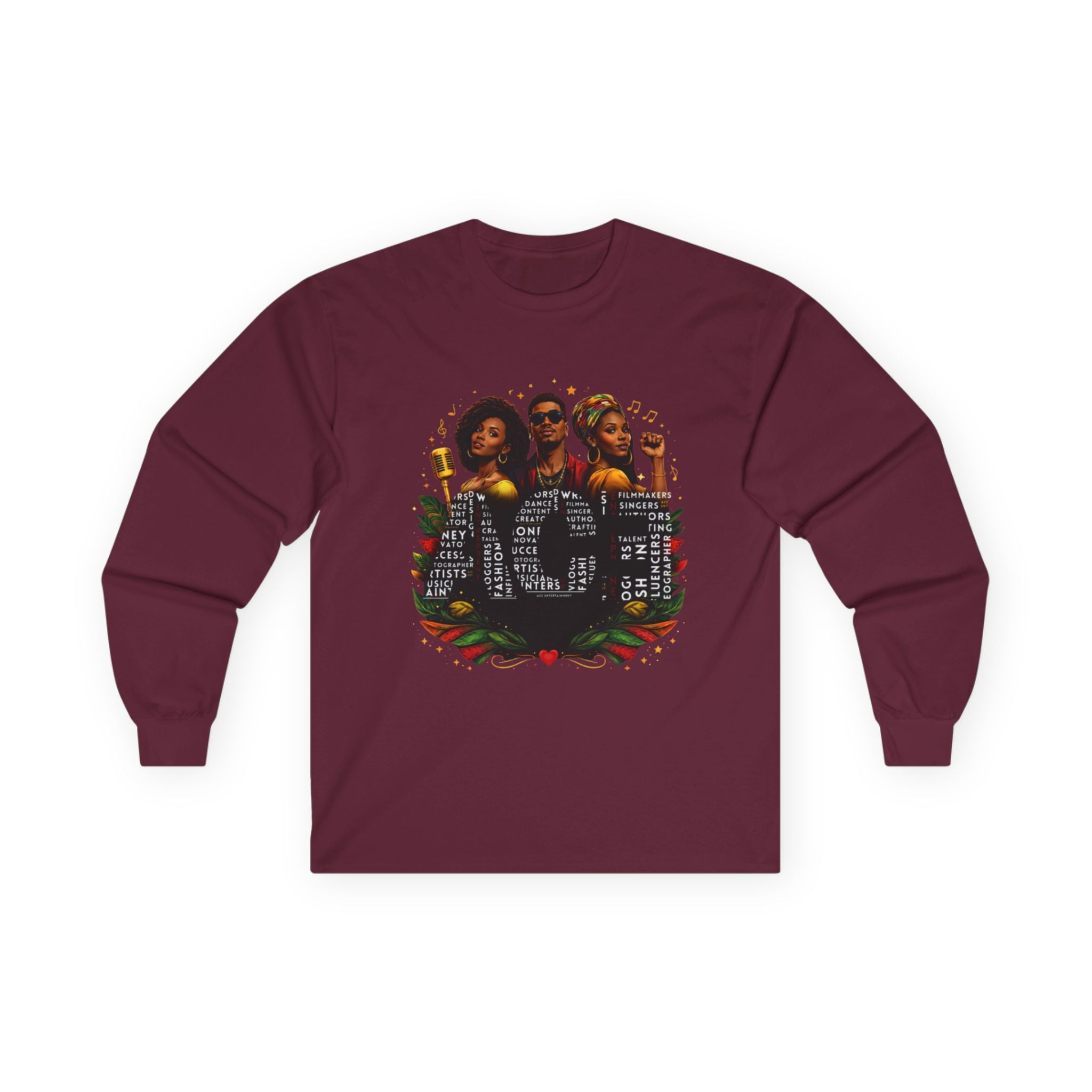 Black History Inspired Long Sleeve Shirt