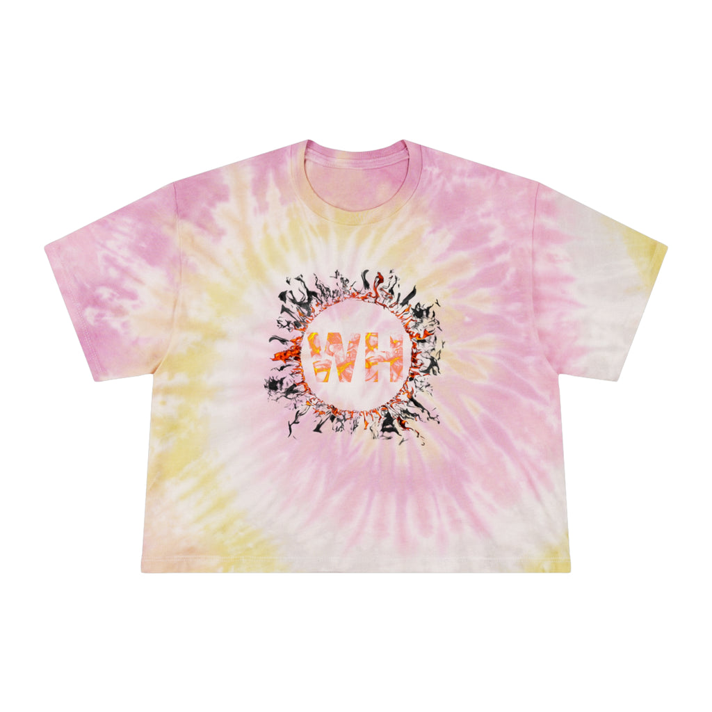 Women's Tie-Dye Crop Tee with Slim TV & What's Hot!?