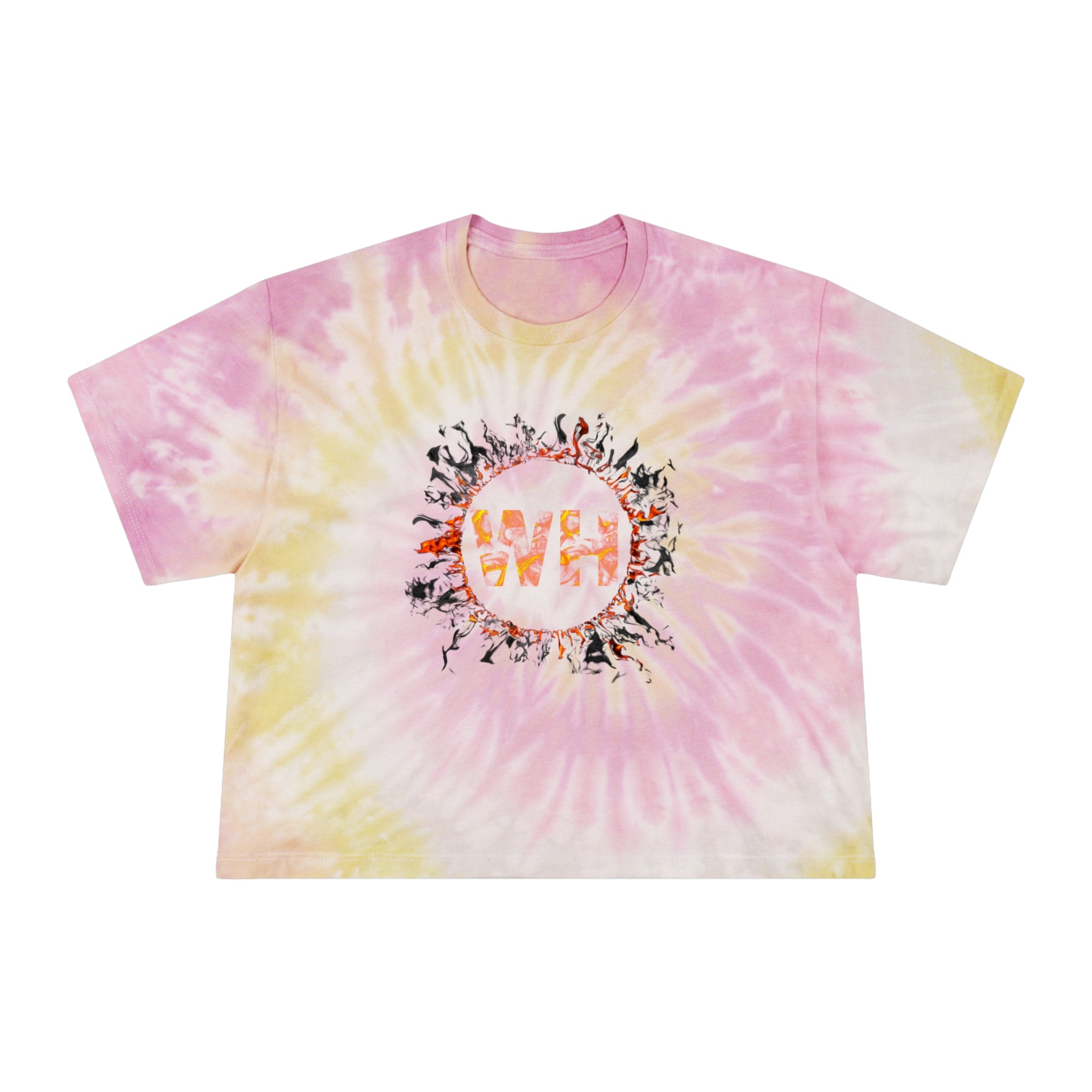 Women's Tie-Dye Crop Tee with Slim TV & What's Hot!?