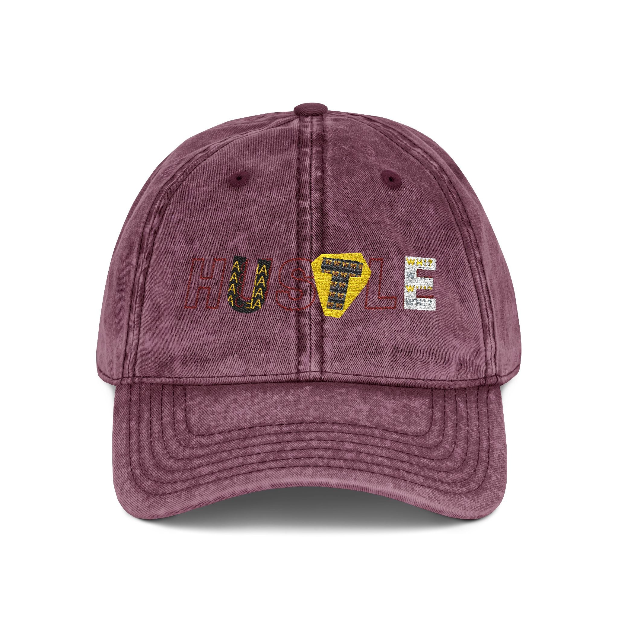 Vintage Embroidered Cap with 'HUSTLE' Design - Perfect for an Active Lifestyle, Gift for Entrepreneurs, Casual Wear, Outdoor [...]