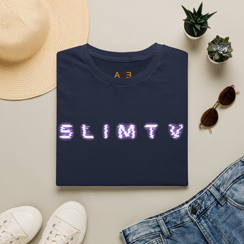 Slim TV Glitch Unisex T-Shirt