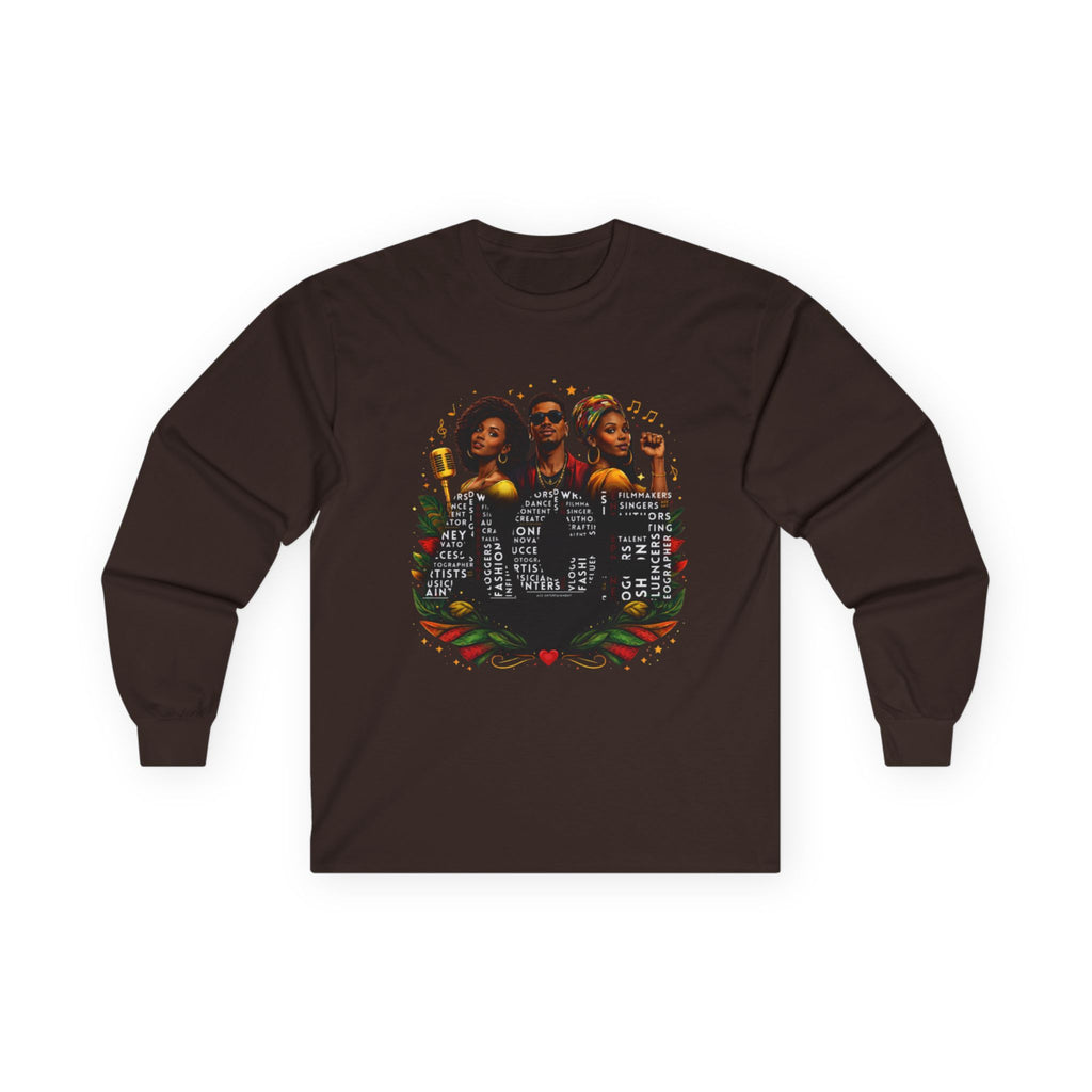Black History Inspired Long Sleeve Shirt