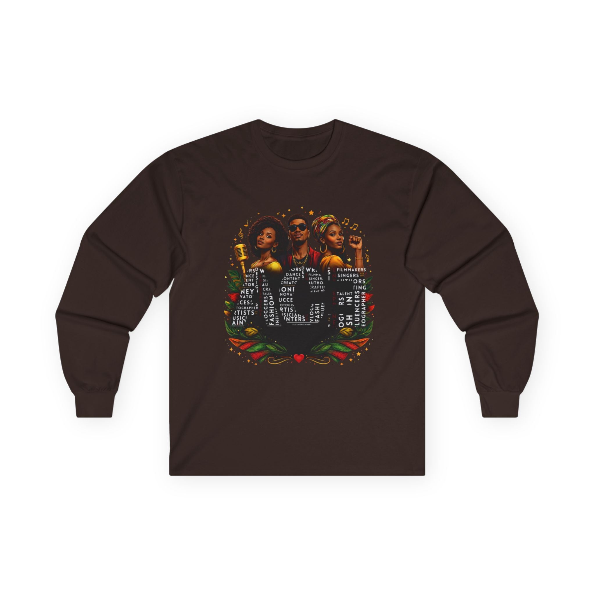 Black History Inspired Long Sleeve Shirt