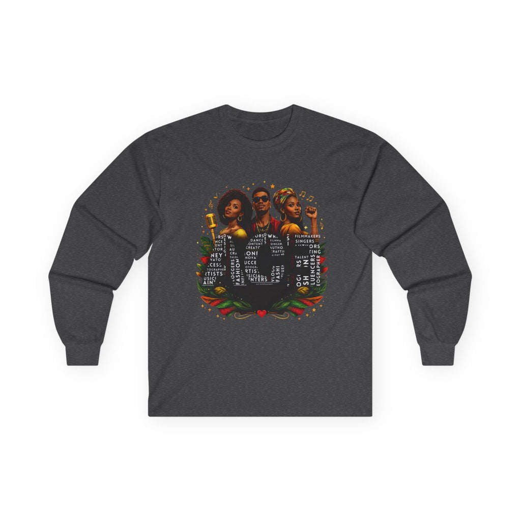 Black History Inspired Long Sleeve Shirt