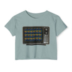 Slim TV Retro Graphic Crop Top