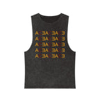 Unisex Stonewash Tank Top with ACE, Slim TV & What's Hot!? - Casual Summer Style