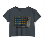 Slim TV Retro Graphic Crop Top