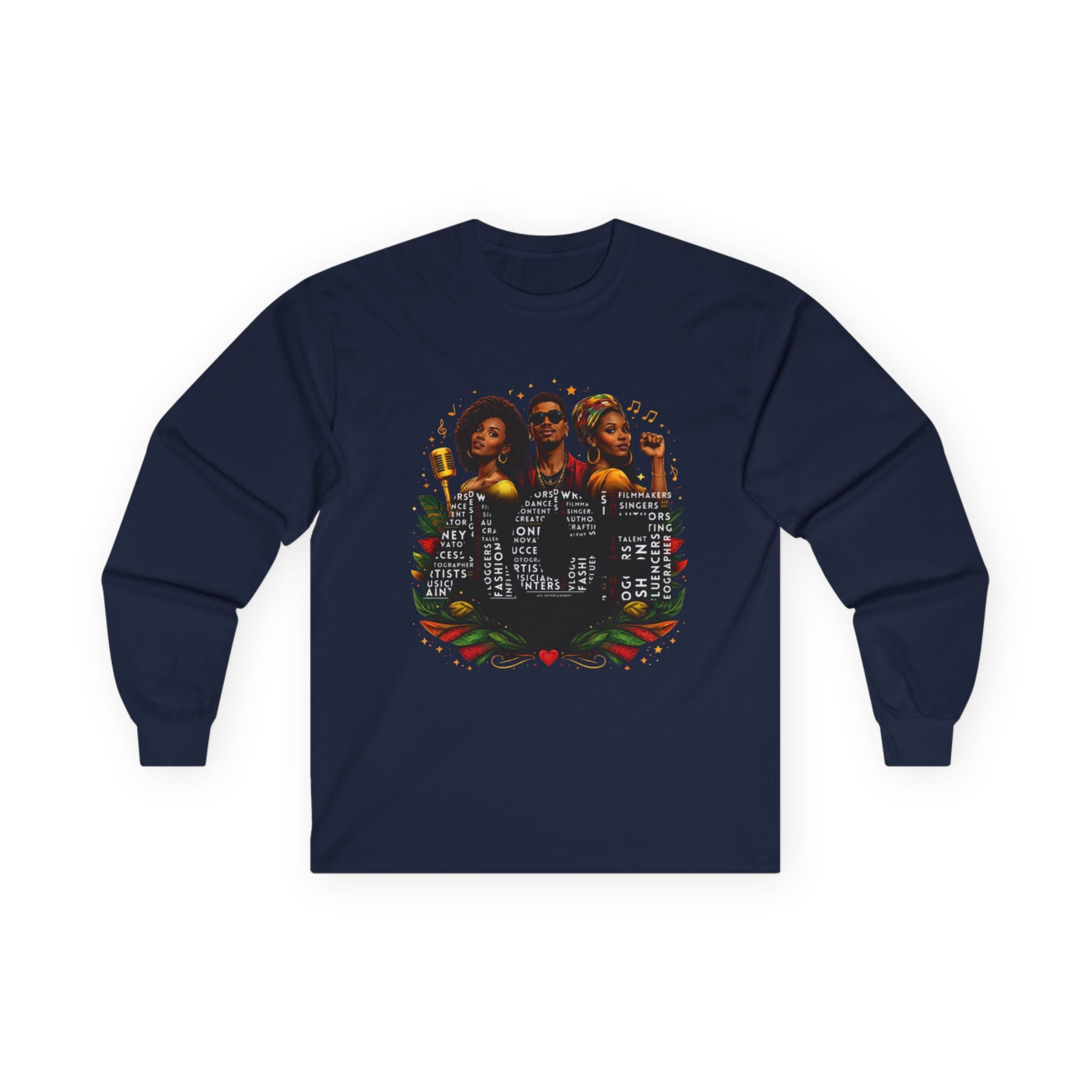 Black History Inspired Long Sleeve Shirt