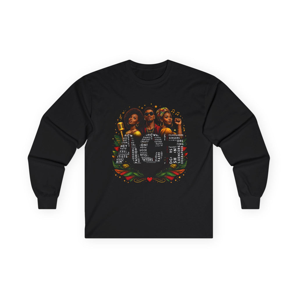 Black History Inspired Long Sleeve Shirt