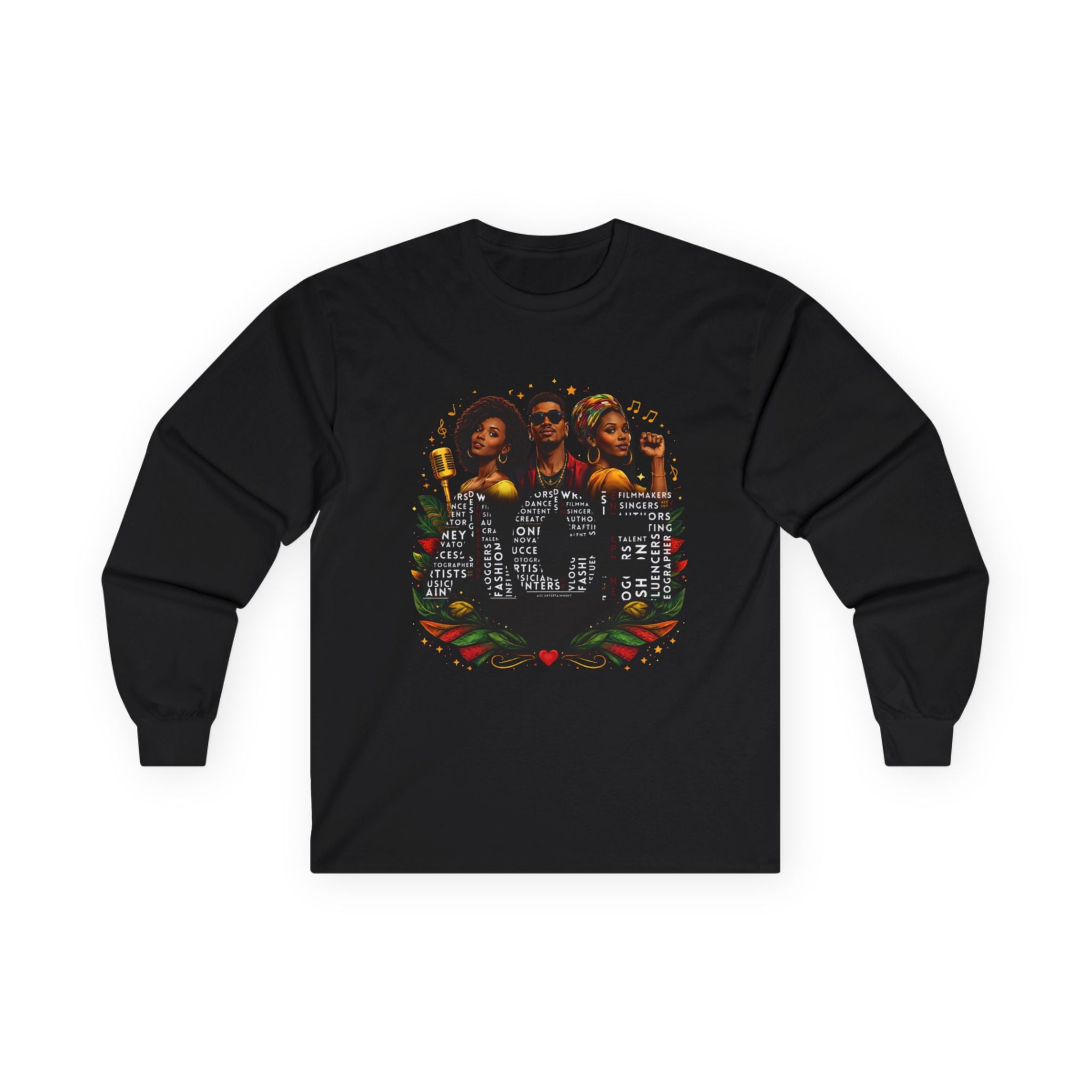 Black History Inspired Long Sleeve Shirt