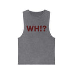 Unisex Stonewash Tank Top with ACE, Slim TV & What's Hot!? - Casual Summer Style