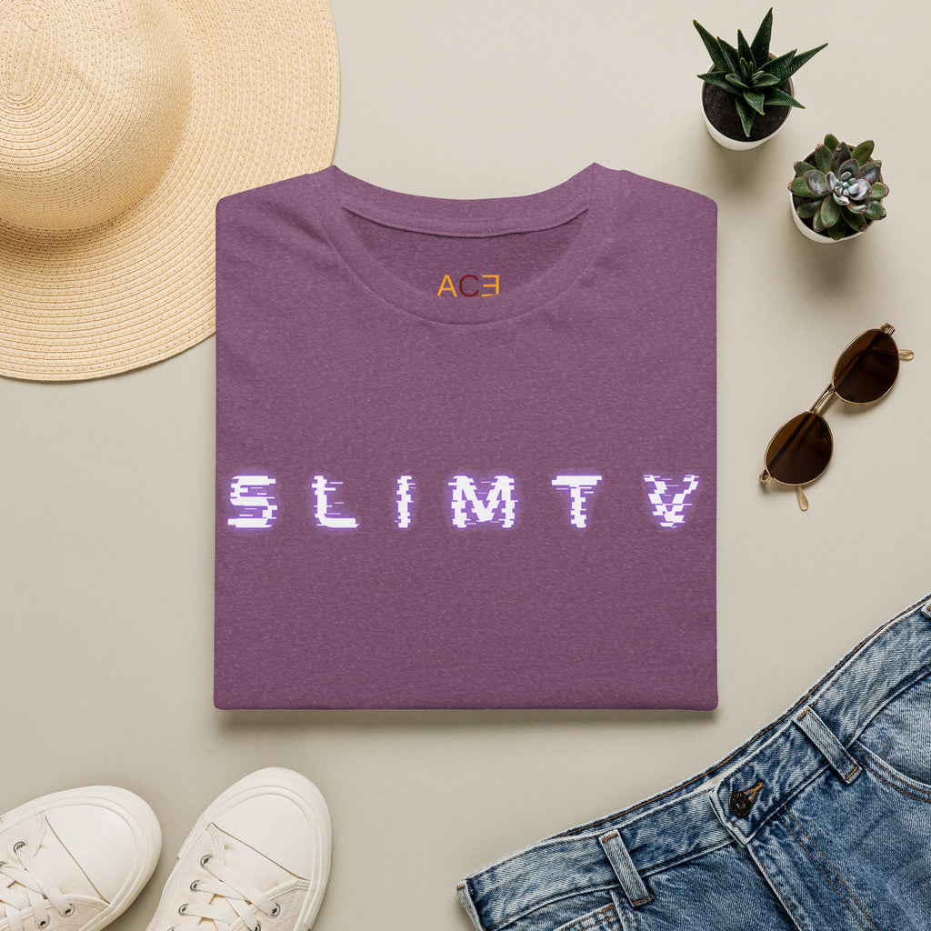 Slim TV Glitch Unisex T-Shirt