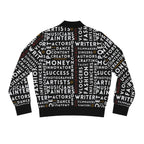 ACE Creative Collective Women's Bomber Jacket — Typography Back Print