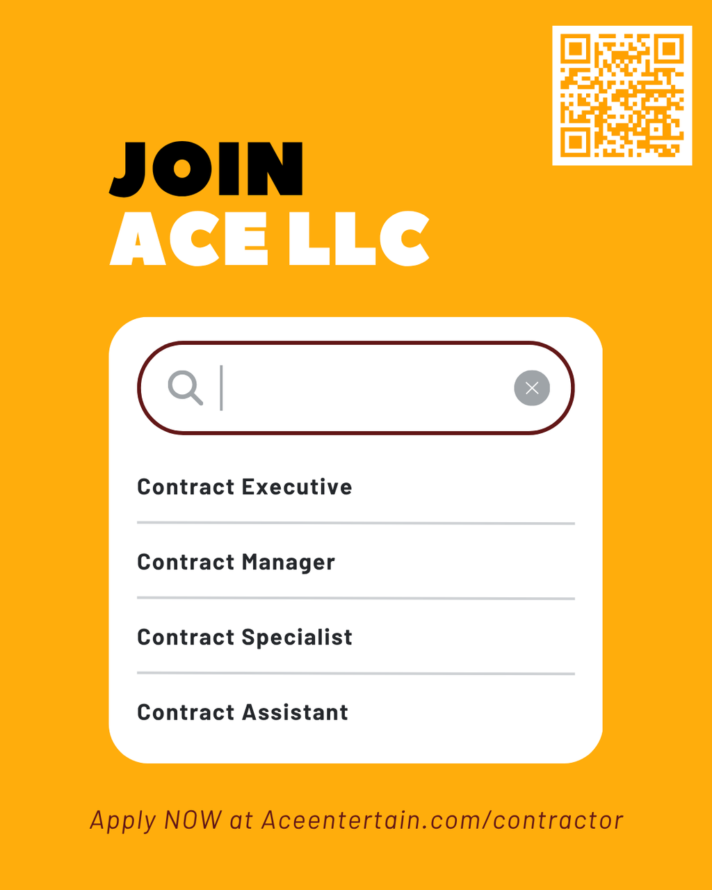 ACE Contractor Application